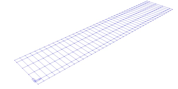 Input girder bridge as a beam element