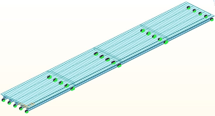 Continuous composite structure