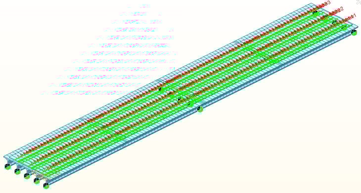 Live load using moving load function