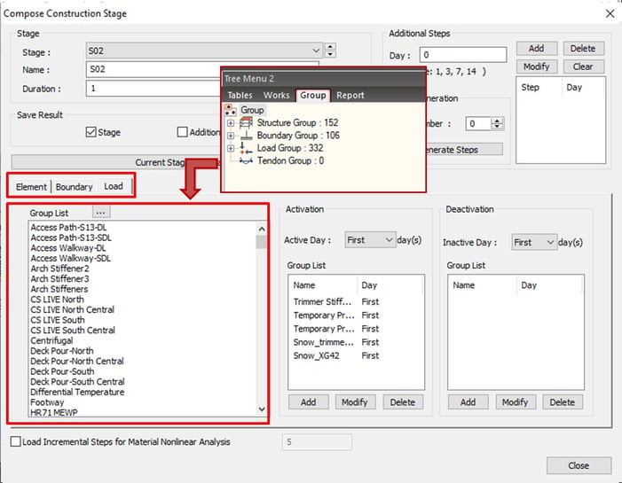 Construction Stage Analysis in midas Civil 2