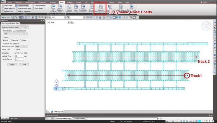 Dynamic Nodal Loads function