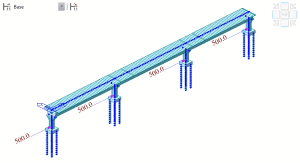 collision load applied on substructure at a critical location from load