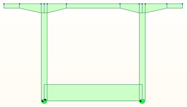 2D Transverse Analysis Model for a PSC Box Section