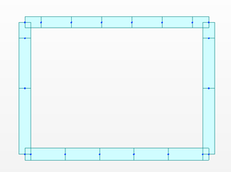 Fig 8(b) Box Culvert- 2D Midas Civil model