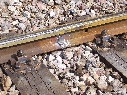 fig 1. Welded rail Joint