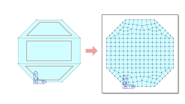   Auto Mesh Function - For Plate Elements 