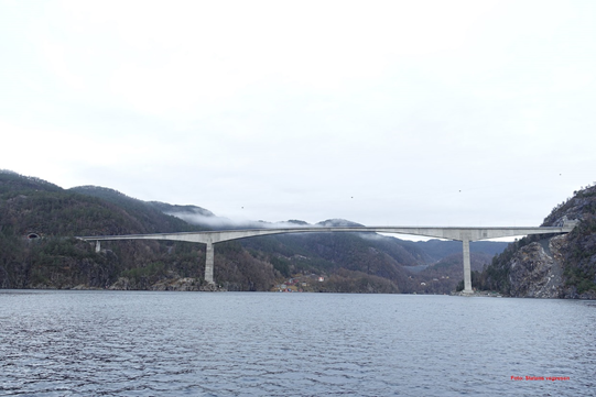 Sandsfjord Bridge from Rogaland, Norway : 290m, 2015 Year