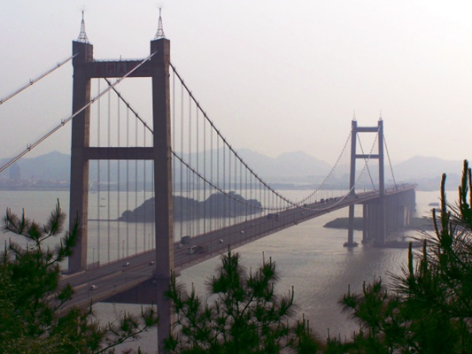 2nd Humen Bridge from Guangdong, China : 270m, 1997 Year