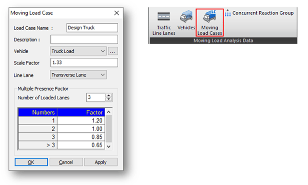 Step 5. Define Moving Load Case.