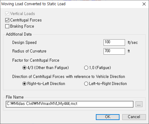 Moving Load Converted to Static Load